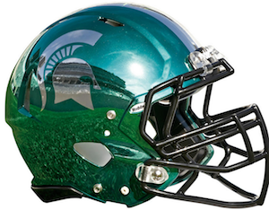 AthletePorn's tweet photo. Michigan State "HydroChrome" http://t.co/Pad4kvvusg