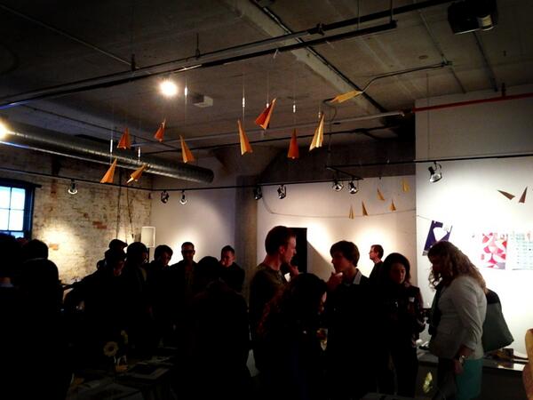 LaunchGradShow's tweet image. It's getting warm in here with all these amazing people! Thanks for coming! #launchgrad13