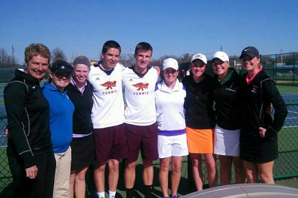 S/O to the Wartburg Womens Golf team for supporting @BrandonKuehl and me! #MuchNeededMotivation