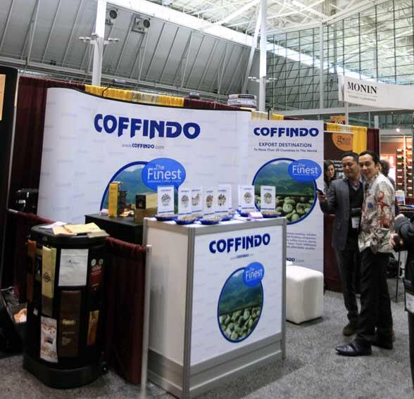 ini dia booth coffindo di #SCAABoston
