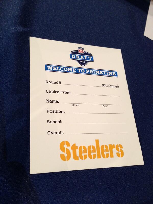 steelers's tweet image. Any ideas?  #SteelersDraft