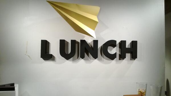 LaunchGradShow's tweet image. Time for lunch? #launchgrad13