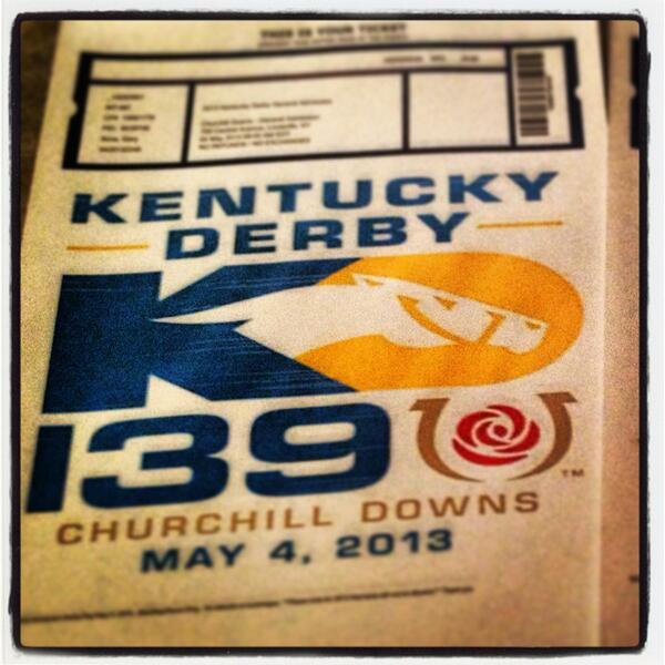 SovaM5's tweet photo. Louisville here we come! #KYDerby @BBonczynski http://t.co/gPcAmpjY5G