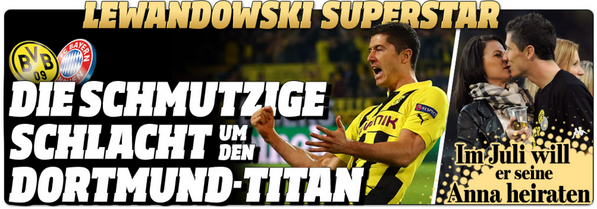 11Freunde_de's tweet photo. Schmutzig: Jetzt steigt auch noch eine Frau in den #Lewandowski-Poker ein! #bvb #fcb #transfer #textbild #boulevard http://t.co/cBhu6ZAz8N