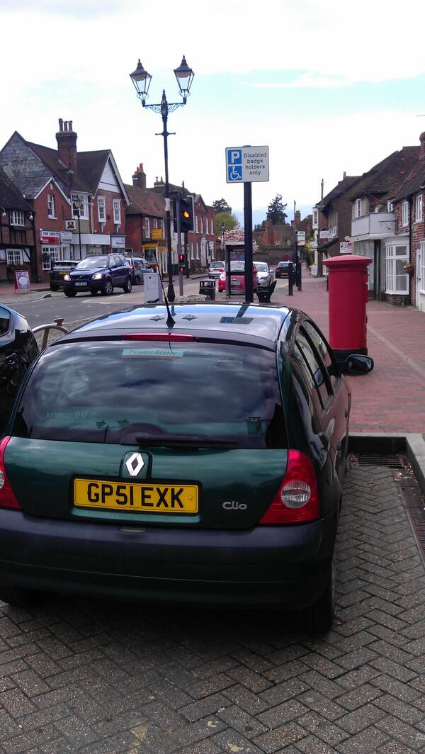 GP51 EXK displaying Inconsiderate Parking