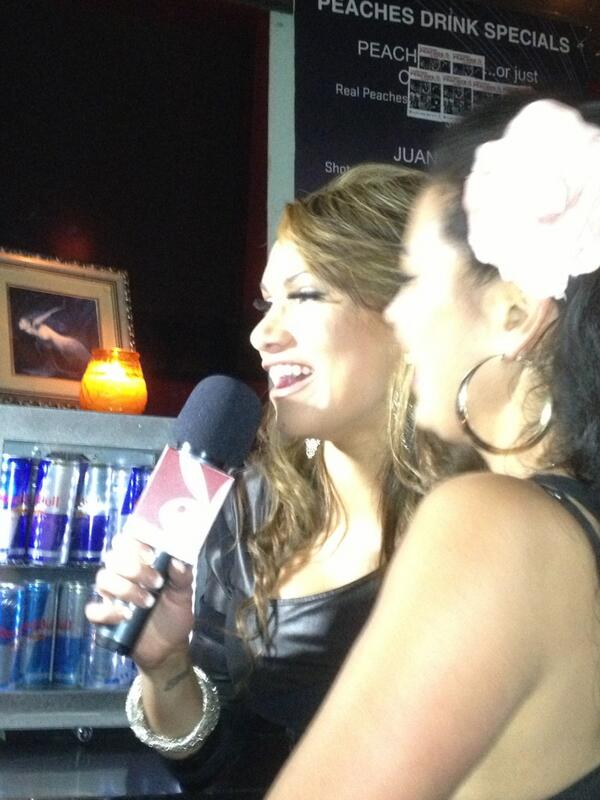 playmate_tweets's tweet photo. Watched @RebySky interview at @SkylarkSF @YearofthePeach for @PlayboyTV. Fun night... http://t.co/Gpe0OyS8vd