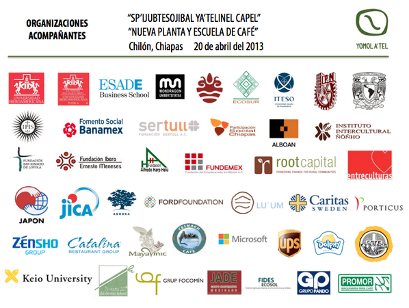 andreavmb's tweet photo. “@Capeltic: Organizaciones acompañantes de este proyecto. http://t.co/uByjowbmaK”