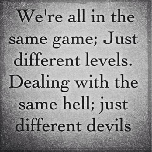 positivitaaaayy's tweet image. #samegame #differentlevels #samehell #differentdevils