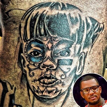 The Game gets a Lisa left eye Lopes inspired tattoo  Body Art Diary