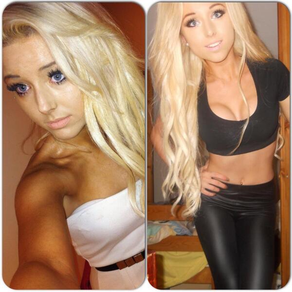relatablebitchz's tweet photo. It's amazing what photoshop and a push up bra can achieve. http://t.co/aLhpeYBRSK