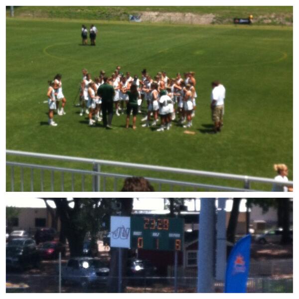 JU_Equipment_Rm's tweet image. Kickin some serious butt! #NotEvenHalfTime #ASunWLAX #BeatKSU #GoJU #SouthernOaksStadium