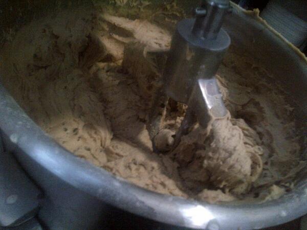 jpinkerton's tweet image. 20quarts of cookie dough buttercream. #tocp