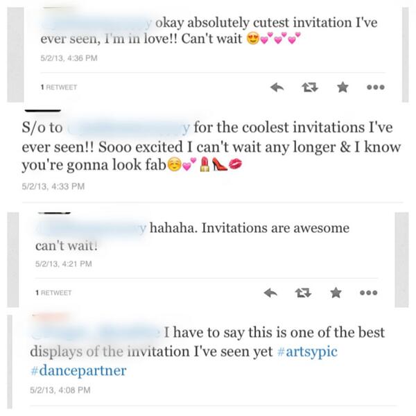thepapertrailNJ's tweet photo. Recent #praise on #twitter about the fabulous #sweetsixteen #invitations we recently did! http://t.co/ks8yYcY2yN
