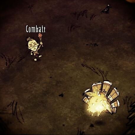 EXPChain's tweet photo. Only in Don't Starve can a grumpy old teacher set fire to a turkey with a wand. @klei #dontstarve http://t.co/kLikxaUFyC