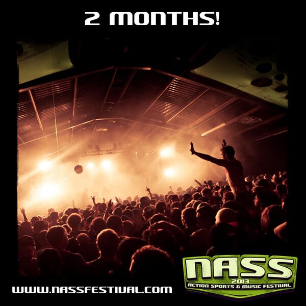 NASSfestival's tweet image. Exactly 2 months until we rewrite history! #NASShype Have you got your ticket yet? bit.ly/NASS13tix