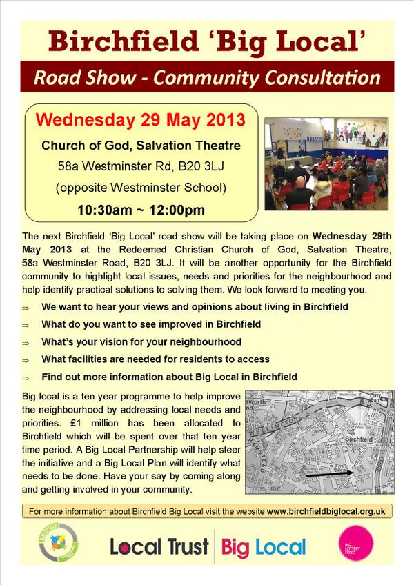 Birchfield Big Local Road Show - 29 May 2013.