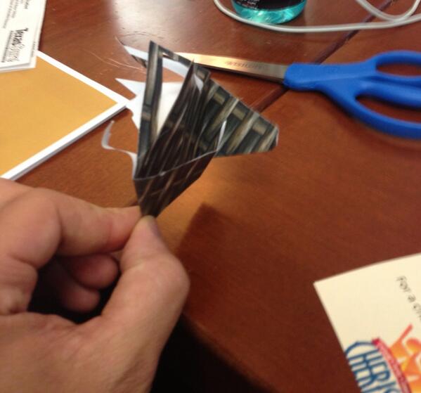 Jedrink24's tweet photo. @Disrupt2C worst origami basket of all time? Perhaps... http://t.co/gNxs3LAkok