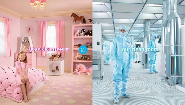 IntelIndia's tweet photo. Did u know Chips are made in rooms which are 1000 times cleaner than hospital rooms? #IntelFact http://t.co/sxOwhu4Vcs