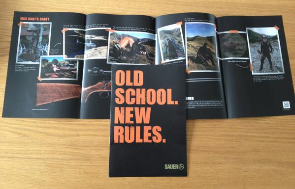 The 101 is here.  
Look out for our literature inside relevant magazines. #sauer101