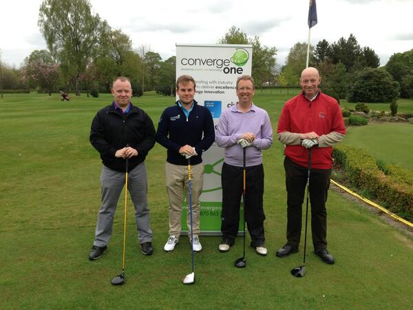 Converge1's tweet photo. Teeing off @oldworsleygolf for the ConvergeOne golf day with @thatton91 #golf #business #IT #challengetour http://t.co/TjkW7ET25V