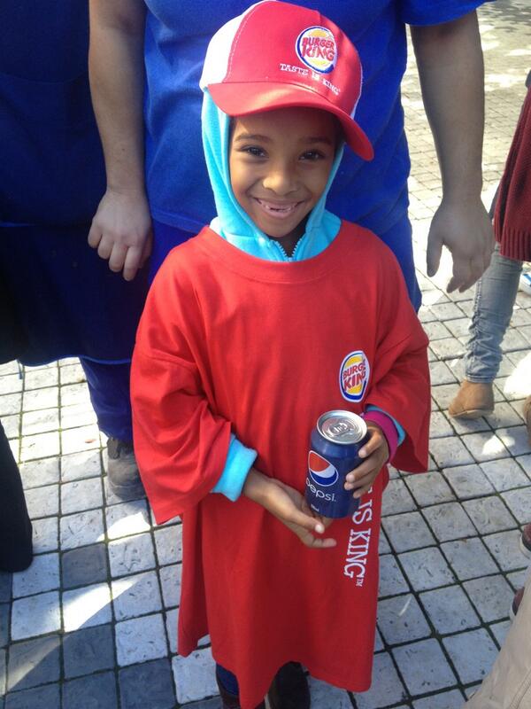 Staceycara16's tweet photo. @LeadingEdgeCPT  burger kings 'biggest' supporter :) #pepsi http://t.co/dn80TlaKMs