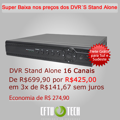CFTVTech's tweet image. DVR 16 Canais R$425,00 Frete Grátis Sul e Sudeste migre.me/etoTI