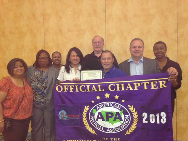 SFBAC @ #paycon Chapter Exchange w/APA President, Deborah Viers Traylor, and past President, Brent Gow.