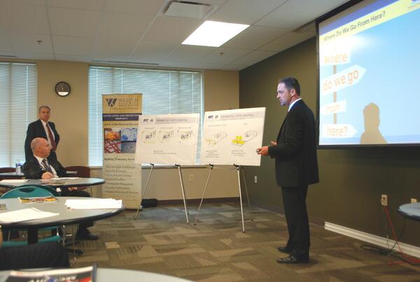 SEIArchitects's tweet photo. The Summit was moderated by John Fannin III, CPP, LEED AP of KCI and Ran Ilkovitch, NCARB, AIA Principal of SEI http://t.co/GDff92K9sA