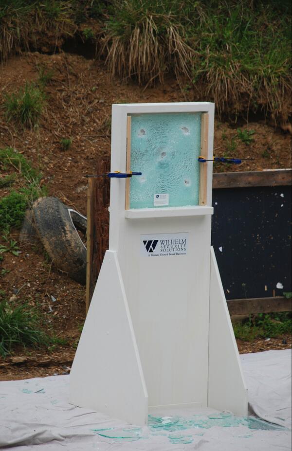 SEIArchitects's tweet photo. The Summit concluded with a trip to a local firing range for live fire demonstrations of ballistic glazing options http://t.co/uHwUSomPfC
