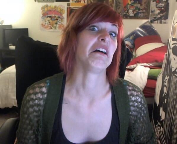 fantasmaman's tweet photo. @dexbonus -so dodger, what do you think of squats and poop? -*this face* http://t.co/C1F9G9DDXC