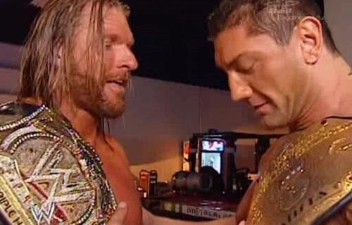 TripleHNet's tweet image. #EvolutionRules @TripleH &amp;amp; @DaveBautista #Champions