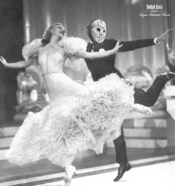 HorrorIcons's tweet photo. One of the most acclaimed couples in cinema: Ginger and Jason. http://t.co/DbZY1F3aTZ