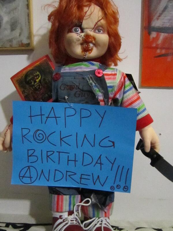 Empunk1975's tweet photo. @AndrewWK You're the jedi of party hard! HAPPY BIRTHDAY! SEE YOU IN ROMA,
#PARTYHARDBIRTHDAYBOY http://t.co/kbqqcHVMC5