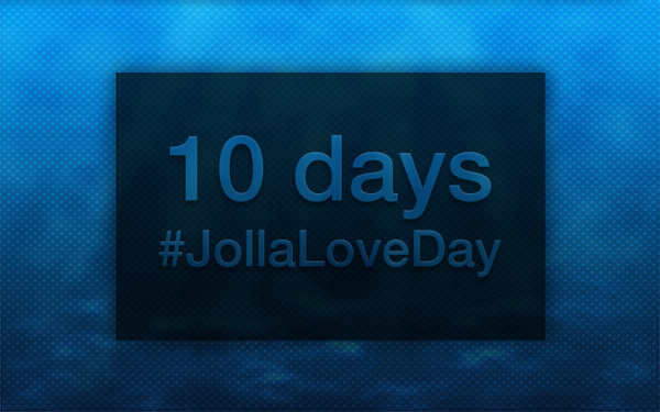 Morpog's tweet photo. Someone had to do a #countdown to #JollaLoveDay -  10 - #unlike #SailfishOS #SwipeToJolla http://t.co/JtonAsJzjt