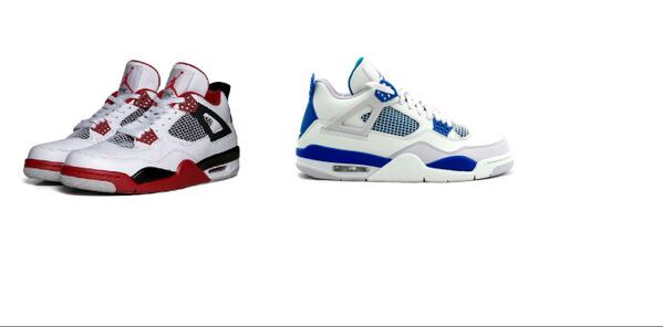 SneakerPolls's tweet photo. RT for Fire Reds/ Fav for Military Blues http://t.co/mLW6Fp5SCz