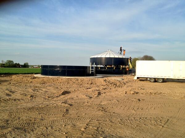 ontharvestore's tweet image. All completed.   #storagesolutions #harvestore #controlledstorage