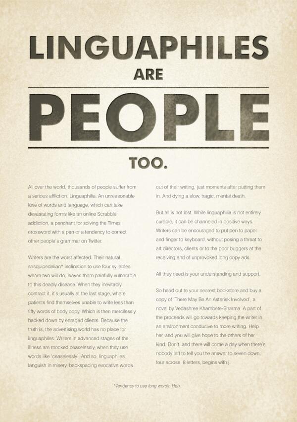 theotherveda's tweet photo. Not afraid of words? Read on. http://t.co/EQycOWusyJ