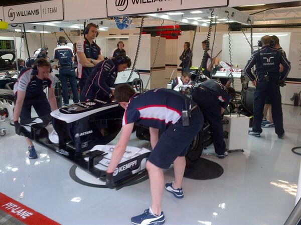 El FW35 de Bottas ...