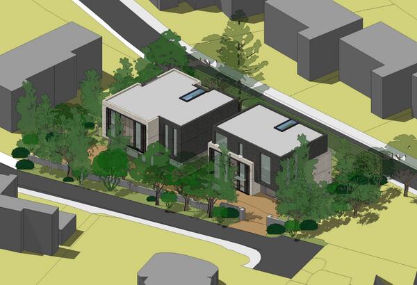 PKS_Architects's tweet photo. PKS has gained planning permission for two contemporary detached dwellings on Beechworth Close, Barnet. http://t.co/LBI5yZEPGA