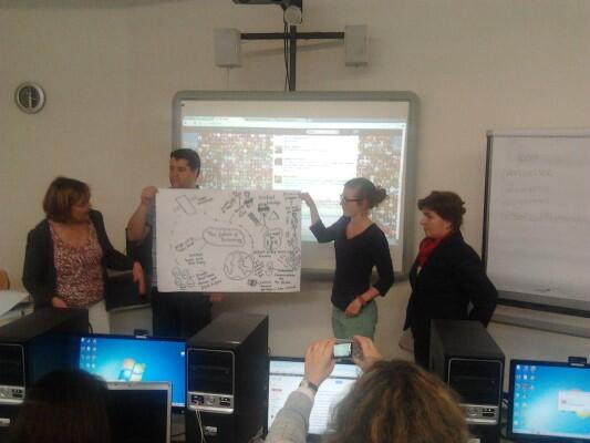 RafMoortgat's tweet photo. #taccle #future_of_learning results of brainstorm group1 http://t.co/uBsuCVu0Di