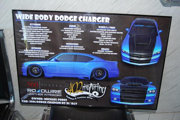 402Motoring's tweet photo. Wide Body Charger Show Poster #charger #dodge #dodgecharger #lxcars #widebody #402Motoring #lxforums #njcustomshops http://t.co/bV9BerJ3rh