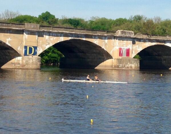 delawarecrew's tweet image. Scott Menken and Will Ritter crossing the line in the Men's 2- #UDMC
