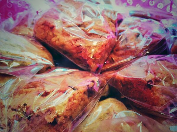 Gluten free. Dairy free. Nut free. Taste full. Blondies for sure have more fun @ #communitybakesale @JCCManhattan