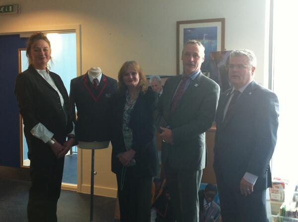 At ground-breaking today of the new City Heights Academy, Tulse Hill, with principal Jim Henderson and Cabinet cllrs.