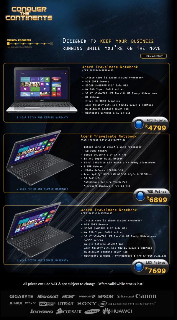 instawebcc's tweet image. Acer Notebook Specials. Contact sales@instaweb.co.za #Acer #Notebook #Special #Jhb #Cpt #Dbn #WhileStocksLast