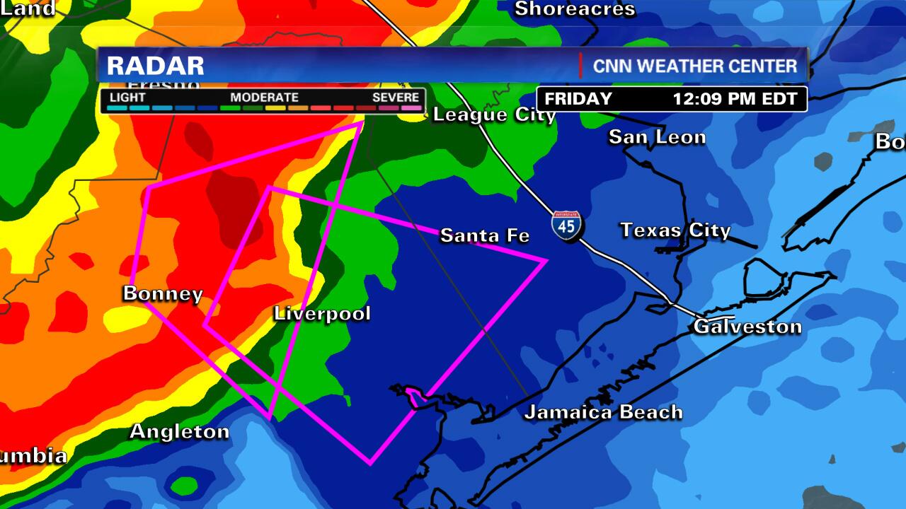 CNN Weather Center on Twitter "Tornado Warning issued for Galveston County Texas until 1130 am