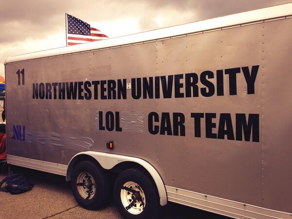 LOL car team...jokes on jokes! #roflcopter #FSAEM