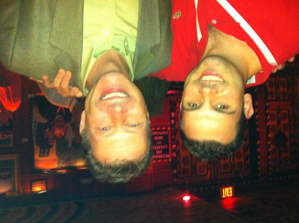 Who is Grant Howard?  Flip your monitor upside down.  He's chilling with Denis at @Inforum2013 @Infor_Dist