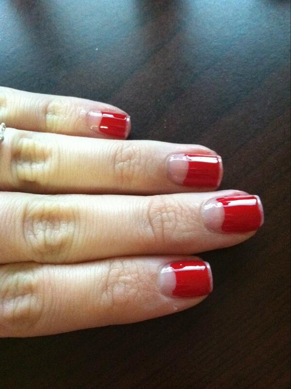 Used Grace &amp; Myrtle (the PERFECT 1 coat red!) by @JulepMaven  create Gatsby nails. Thanks <a href="/AlliFitz/">Alli 💛💛</a> <a href="/TheDailyVarnish/">The Daily Varnish</a>!