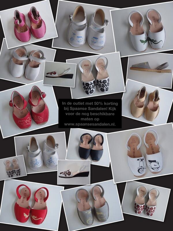 Een paar Avarcas met 50% korting? Neem eens een kijkje in onze #outlet. spaansesandalen.nl